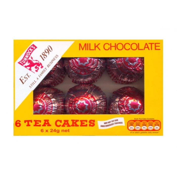 Tunnocks Est 1890 Stıll A Busıness Milk Chocolate 6 Tea Cakes 6 x 24 g