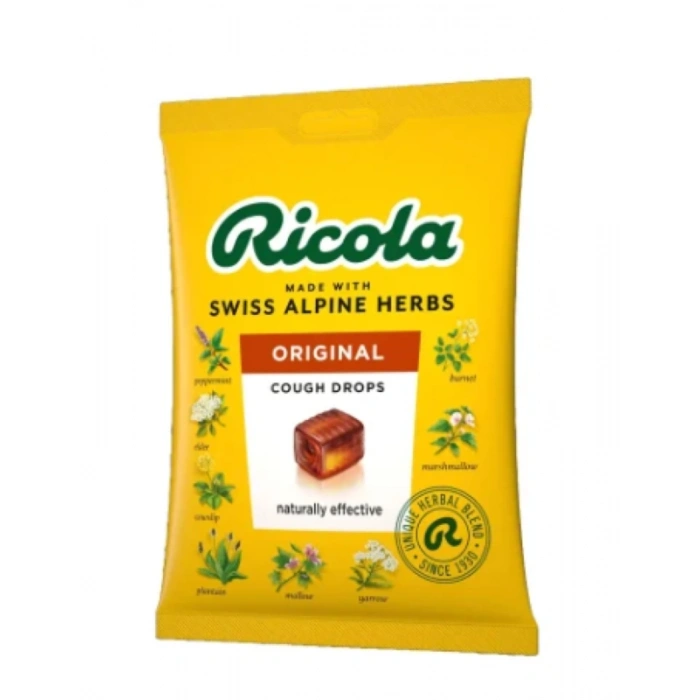 Ricola Made Wıth Swiss Alpıne Herbs Orıgınal Cough Drops Naturally Effective 75 gr