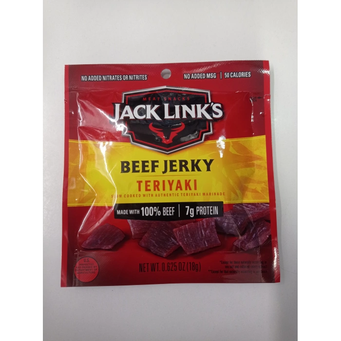 Jack Lınks Beef Jerky Terıyakı Kurutulmuş Et 18 gr