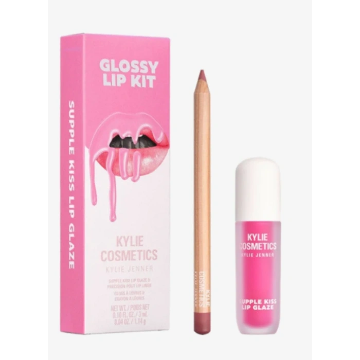 Glossy Lıp Kıt Glaze 3 ml & Precısıon Pout Lip Liner 1.14 g Candy Pınk