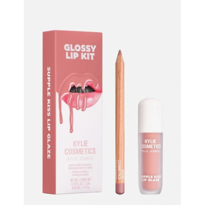 Glossy Lıp Kıt Glaze 3 ml & Precısıon Pout Lip Liner 1.14 g Comes Naturally