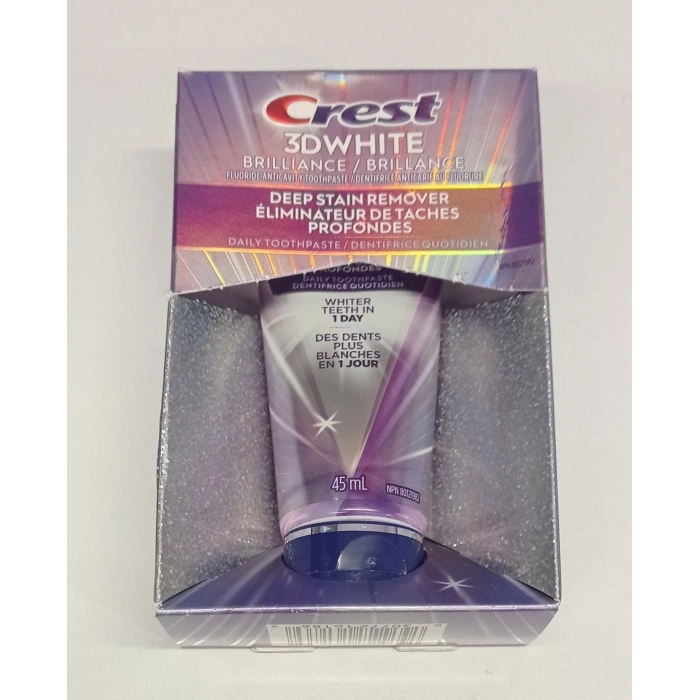 Crest 3D Brıllance Elımınateur De Taches Profondes Des Dents Plus Blanches En 1 Jour Diş Macunu 45 ml