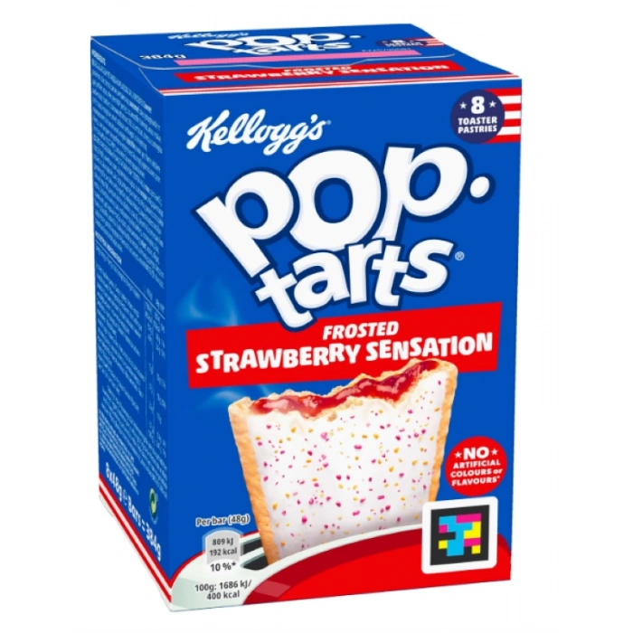 Pop Tarts Frosted Strawberry Sensatıon 8 Adet 384 gr