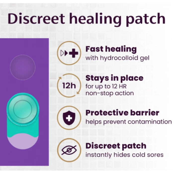 Mederma Cold Sore Discreet Healing Patch Uçuk İçin İyileştirici Bant 15 Patches