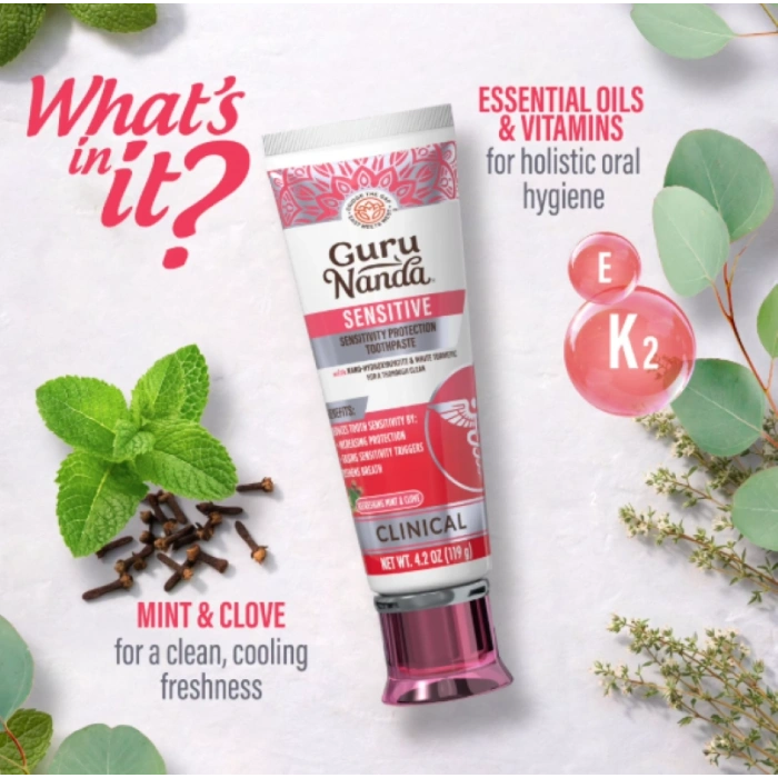 Guru Nanda Sensıtıve Protectıon Tootpaste Refreshıng Mınt & Clove Diş Macunu 119 g