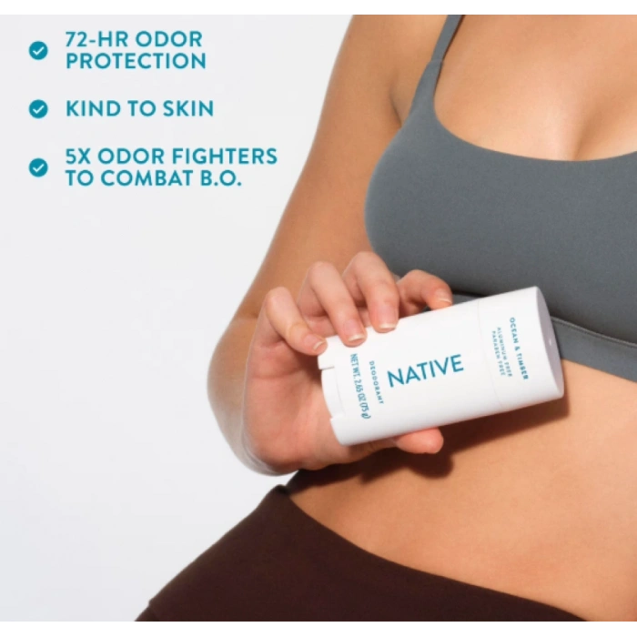 Natıve Ocean & Tımber Alumınum Free Paraben Free Stick Deodorant 75 g