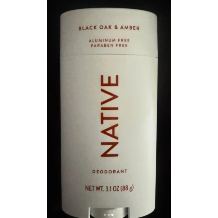 Natıve Black Oak & Amber Alumınum Free Paraben Free Stick Deodorant 88 g