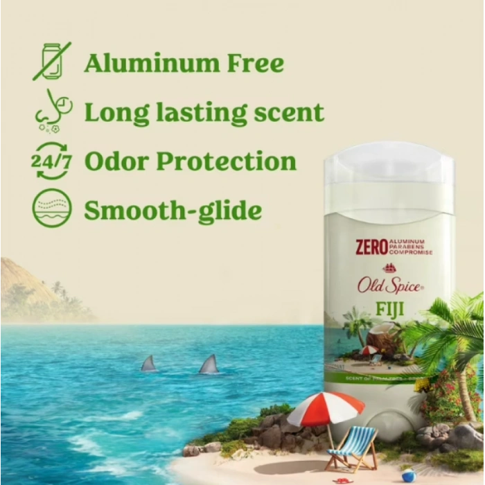 Zero Alumıum Parabens Compromıse Fıjı Stıck Deodorant 85g