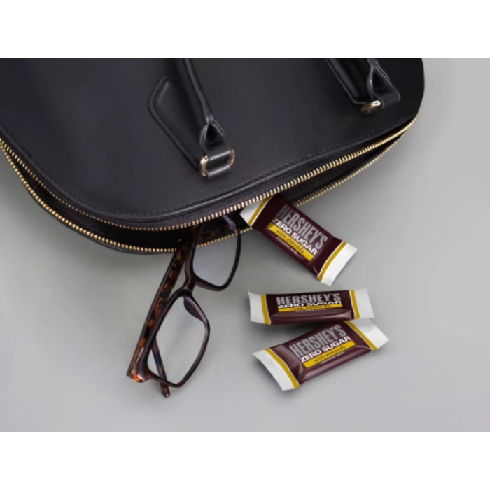 Hersheys Chocolate Candy With Almonds Zero Sugar  144 gr