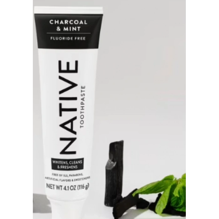 Natıve Tootpaste Charcoal & Mınt Fluorıde Free Diş Macunu 116 g