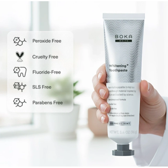 Boka White Whitening Toothpaste Refresh Mınt Diş Macunu 96 g