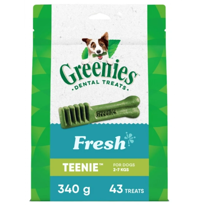 Greenies Dental Treats Fresh Doğal Nane Aromalı Diş Bakım Ödülleri TEENIE 2-7 Kg arası Köpekler İçin