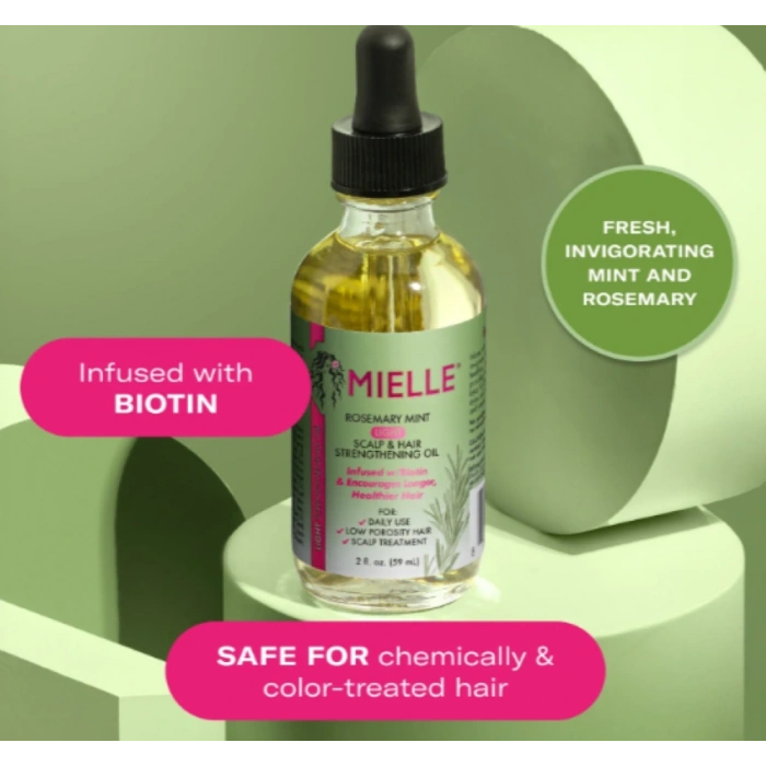 Rosemary Mınt Lıght Scalp & Haır Strenghenıng Oıl Biberiye ve Nane Özlü Hafif Saç ve Saç Derisi Güçlendirici Yağ 59 ml