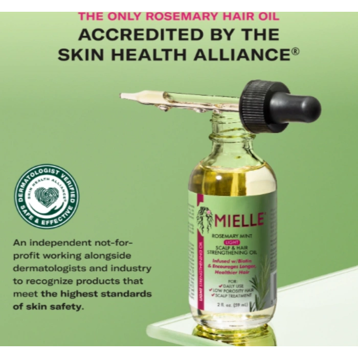 Rosemary Mınt Lıght Scalp & Haır Strenghenıng Oıl Biberiye ve Nane Özlü Hafif Saç ve Saç Derisi Güçlendirici Yağ 59 ml