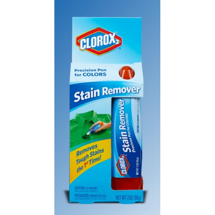 Clorox Precision Pen Color Stain Remover Renkli Çamaşırlar İçin Leke Çıkarıcı Hassas Kalem56 g