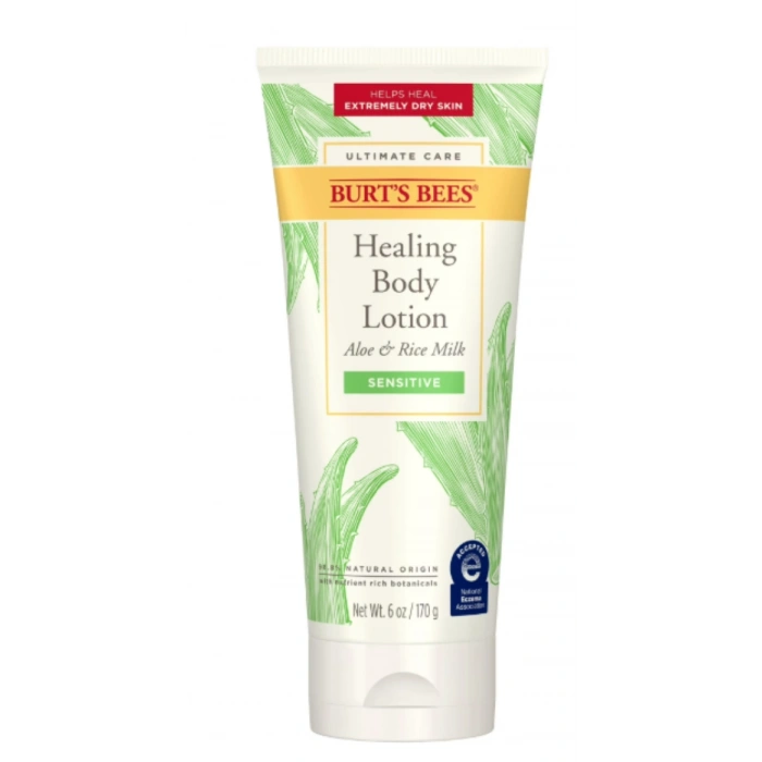 Ultra Care Burts Bees Healing Body Lotıon Aloe &   Rice Milk Sensıtıve Losyon 170 g