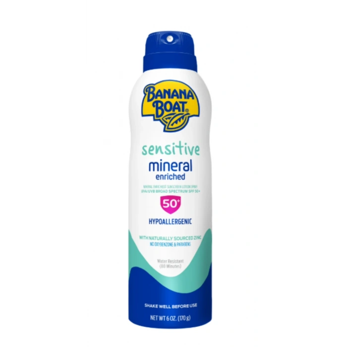 Banana Boat Sensitive Mineral Enriched 50 spf Hypoallergenic Güneş Kremi 170 g