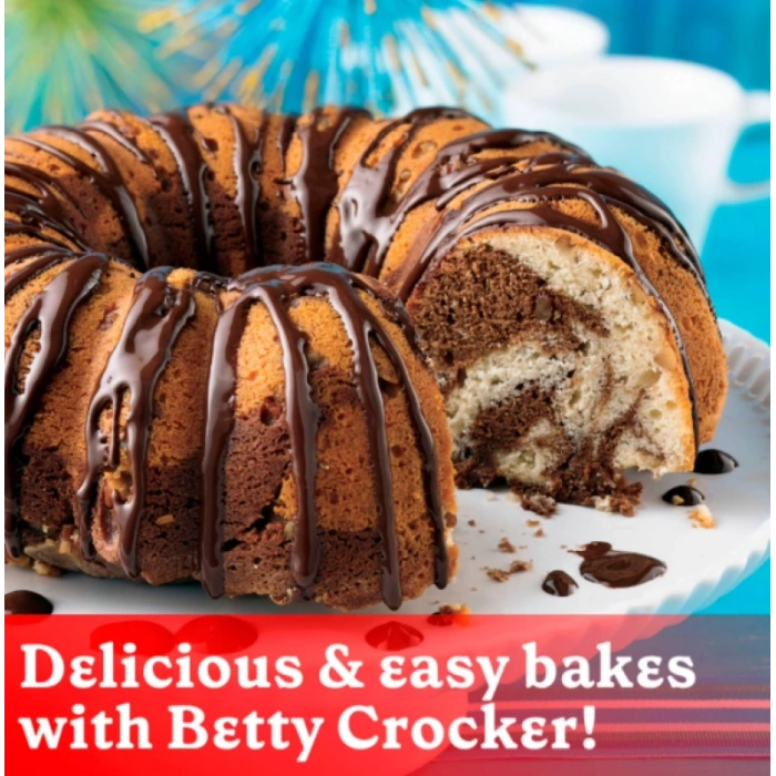 Betty Crocker Chocolate Swırl Cake Mıx 425 g