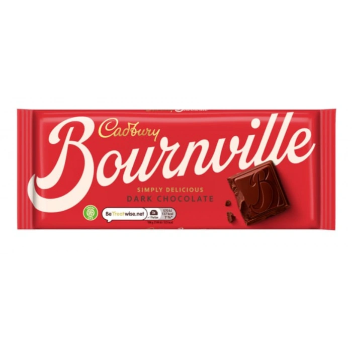 Cadbury Bournville Sımply Delıcıous Dark Chocolate 180 g