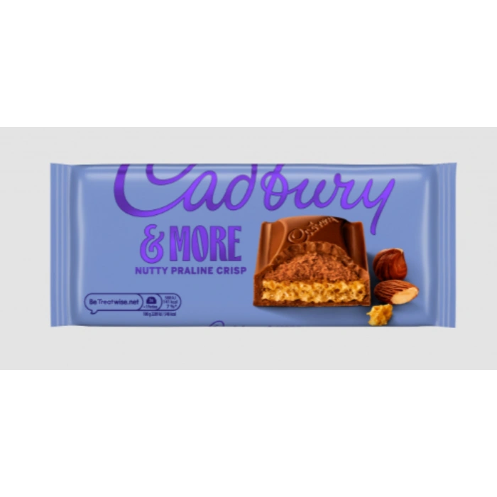 Cadbury More Nutty Pralıne Crısp Çikolata 180 g