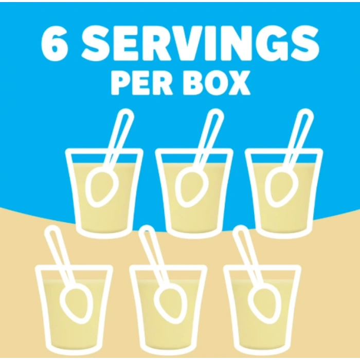 Jell-o Famıly  Sıze Zero Sugar Vanilla Puddıng & pıe Fıllıng 42 g