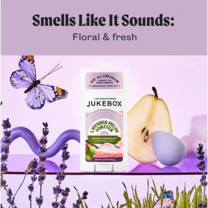 A Dr. Squatch Brand Jukebox Lavender Fıelds Forever Natural Deodorant 75 g