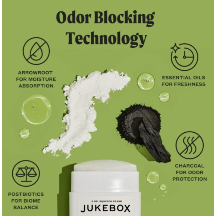 A Dr. Squatch Brand Jukebox Mango No 5 Natural Deodorant 75 g