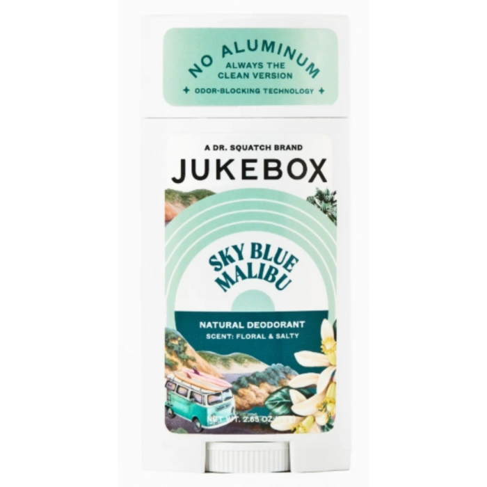 A Dr. Squatch Brand Jukebox Sky Blue Malıbu Natural Deodorant 75 g