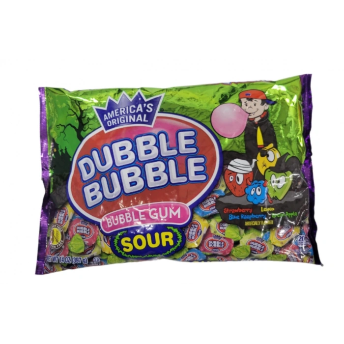 Amerıcas Orıgınal Dubble Bubble Gum Sour Halloween Cadılar Bayramına Özel Ekşi Sakızlar 397 gr