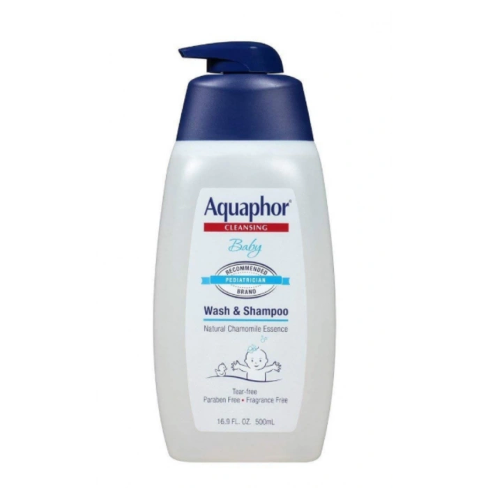 Aquaphor Cleansıng Bayb Wash & Shampoo Natural Chamomıle Essence 500 ml