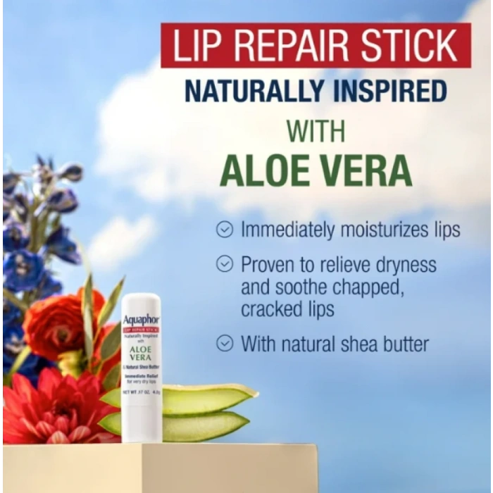 Aquaphor Lıp Repaır Stıck Naturally Inspired with Aloe Vera 4.8 g