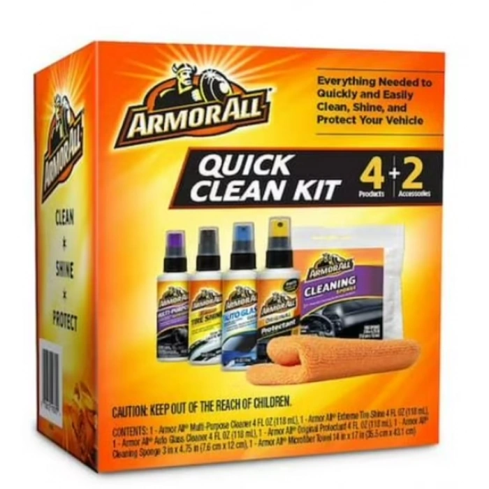 Armorall Quıck Clean Kıt 4 Products + 2 Accessoies Hızlı Temizleme Seti