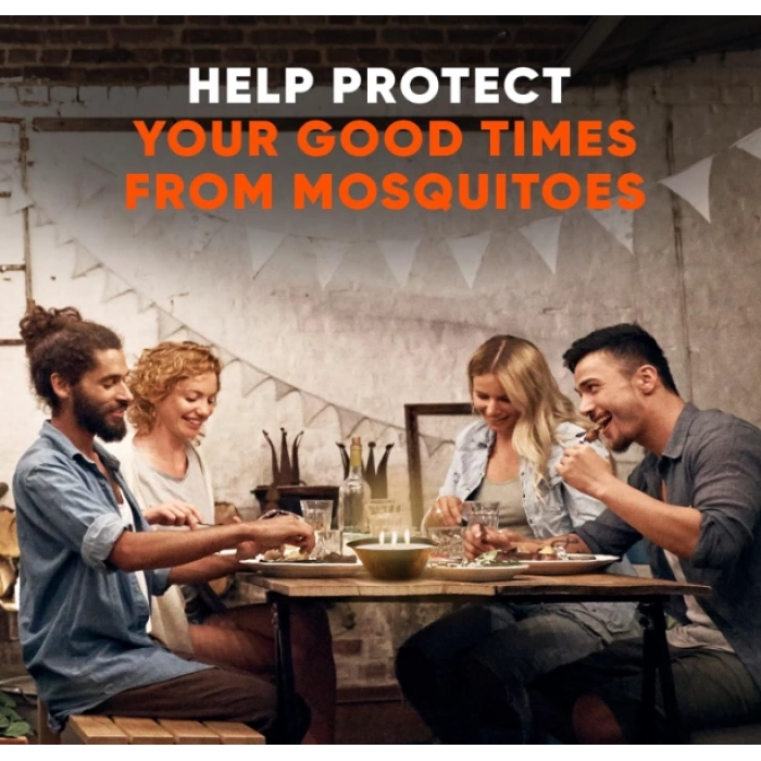 Backyard Citronella Candle Trıple Wıck Reduces Presence Of Mosquıtoes Açık Hava Masa Üstü Dekoratif Mum 652 gr