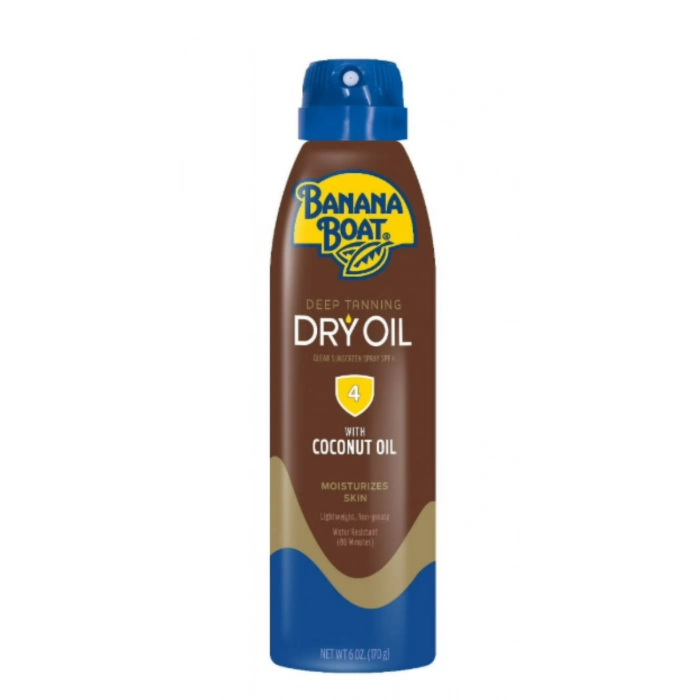 Banana Boat Deep Tannıng Dry Oıl 4 Spf  Coconut Oıl 170 g