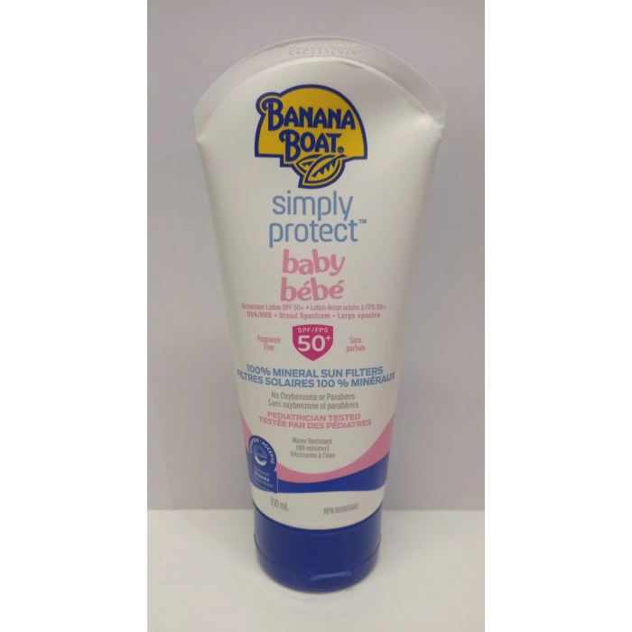 Banana Boat Simply Protect Baby Bebe 50 Spf Korumalı Güneş Kremi 150 ml