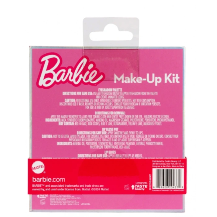 Barbie Make -Up Kit  Güzellik Seti 7 Parça Seti, 6 Yaş ve Üzeri