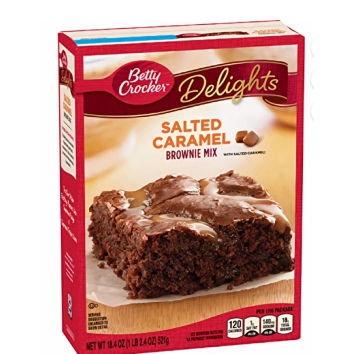 Betty Crocker Delights Salted Caramel Brownıe Mıx Kek Unu 521 gr