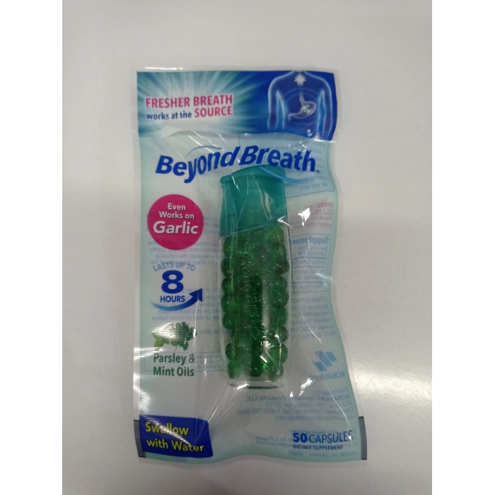 Beyond Breath Fresher Breath Works at the Source 50 Capsules