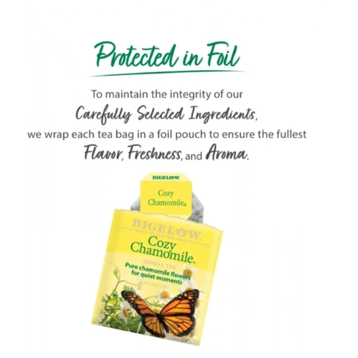 Bigelow Cozy Chamomile Herbal Tea 20 Bags 20 gr