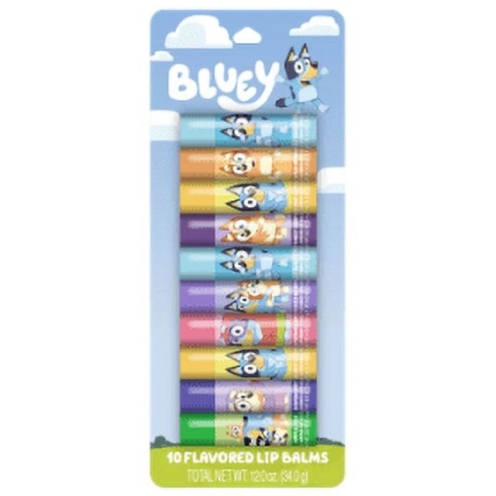 Bluey 10 Flavored Lip Balms 34 gr