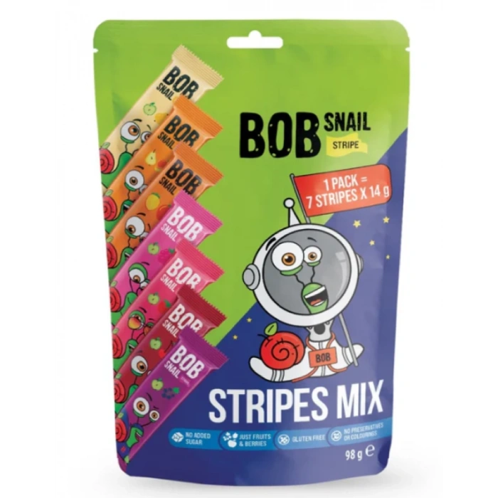 Bob Snaıl Strıpes Mıx Şekerleme 98 gr