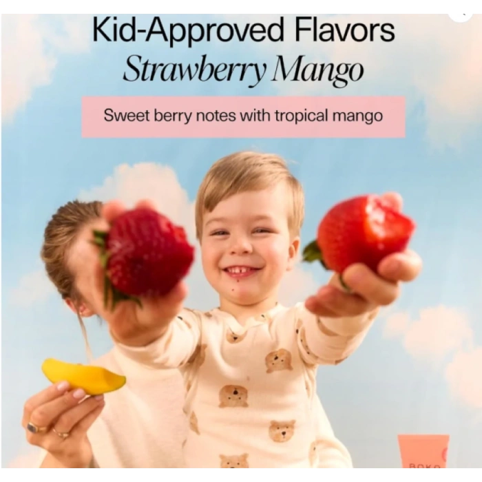 Boka Kids Strawberry Mango Toothpaste Diş Macunu 113 gr