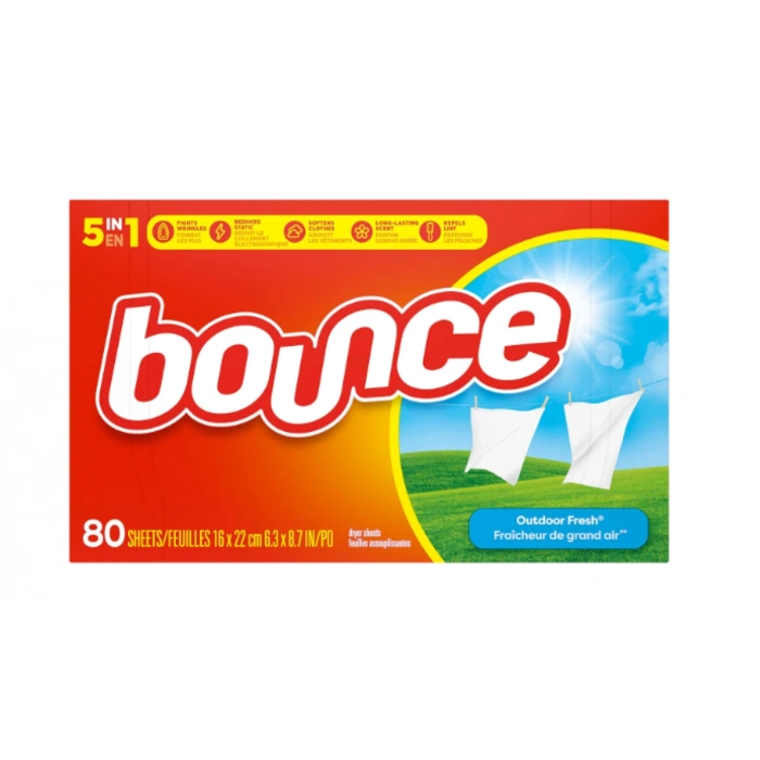 Bounce Outdoor Fresh 80 Sheets Kurutma Makinesi Mendili 80 Adet