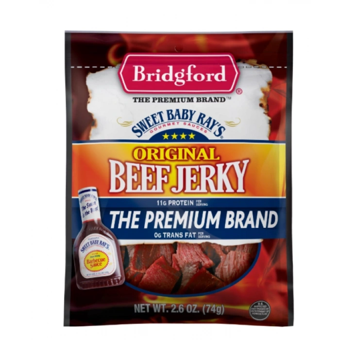 Bridgford Sweet Baby Rays Orıgınal Beef Jerky Kurutulmuş Et 74 g