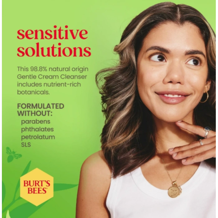 Burts Bees Gentle Cream Cleanser Aloe Sensıtıve Cilt Temizleme Kremi