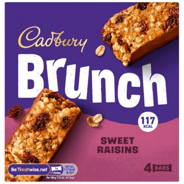 Cadbury Brunch Sweet Raısıns 4 Bars