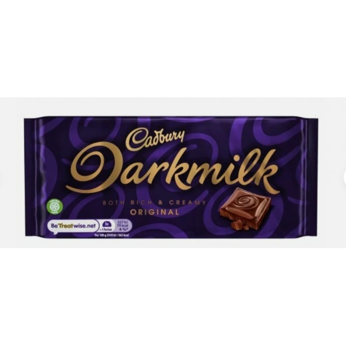 Cadbury Darkmilk Rıch and Creamy Çikolata 90 g