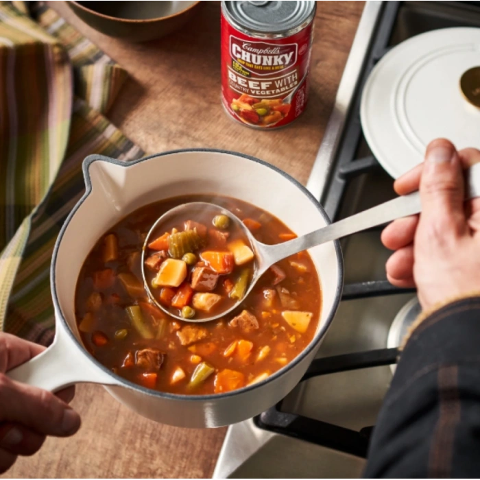 Campbells Chunky Soup That Eats Like A Meal Beef Wıth Country Vegetables Hazır Konserve Yemek 533 g