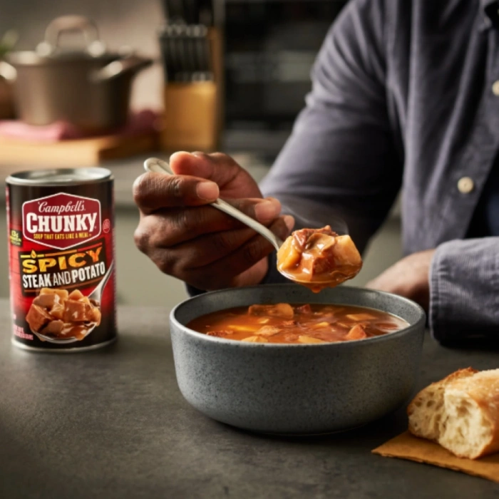 Campbells Chunky Soup That Eats Like A Meal Spıcy Steak and Potato Hazır Yemek 533 g
