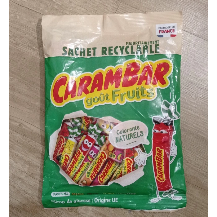 Carambar Gout Fruits Colorants Naturels 180 gr